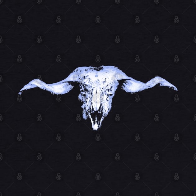 Aries Skull Blue by RaphaelWolf